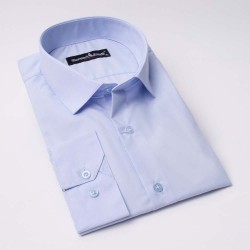 Slim Fit Long Sleeve Straight Shirt 3GMK310408213
