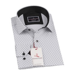 Джованни Фрателли Приталенная рубашка с длинным рукавом 3GMK316050001