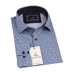Джованни Фрателли Приталенная рубашка с длинным рукавом 3GMK316050004