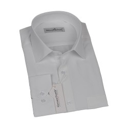 Классическая жаккардовая рубашка добби с длинными рукавами и узором 3GMK360341002
