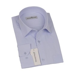 Classic Long Sleeve Patterned Jacquard Dobby Shirt 3GMK360341003