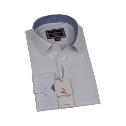 Приталенная рубашка с длинным рукавом и с узором 8-ой рост 3GMK323022001