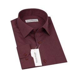Джованни Фрателли Классическая прямая рубашка с длинным рукавом 3GMK350300061