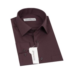Джованни Фрателли Классическая прямая рубашка с длинным рукавом 3GMK350300062