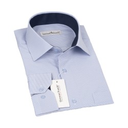 Джованни Фрателли Классическая прямая рубашка с длинным рукавом 3GMK320343001