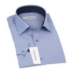 Джованни Фрателли Классическая прямая рубашка с длинным рукавом 3GMK320343002