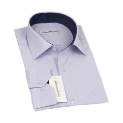 Джованни Фрателли Классическая прямая рубашка с длинным рукавом 3GMK320343004