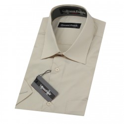 Классическая прямая рубашка с короткий рукавом 3GMK360300012