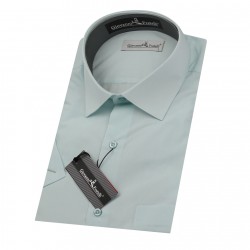 Классическая прямая рубашка с короткий рукавом 3GMK360300045