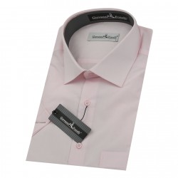 Классическая прямая рубашка с короткий рукавом 3GMK360300049