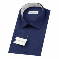 Классическая прямая рубашка с короткий рукавом 3GMK360300050
