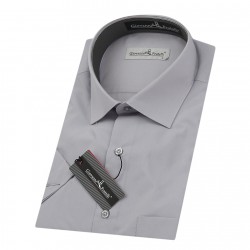 Классическая прямая рубашка с короткий рукавом 3GMK360300053