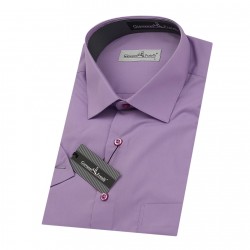 Классическая прямая рубашка с короткий рукавом 3GMK360300055
