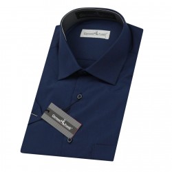 Классическая прямая рубашка с короткий рукавом 3GMK360300060