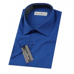 Классическая прямая рубашка с короткий рукавом 3GMK360300062