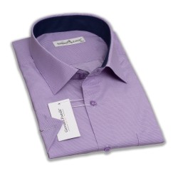 Giovanni Fratelli Big Size Classic Short sleeved Patterned Shirt 4GMK330346004