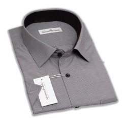 Giovanni Fratelli Big Size Classic Short sleeved Patterned Shirt 4GMK330346005