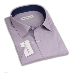 Giovanni Fratelli Big Size Classic Short sleeved Patterned Shirt 4GMK330346013