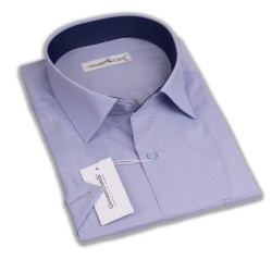 Giovanni Fratelli Big Size Classic Short sleeved Patterned Shirt 4GMK330346014