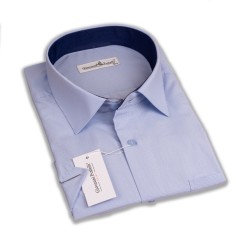 Giovanni Fratelli Big Size Classic Short sleeved Patterned Shirt 4GMK330346016