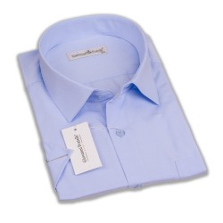 Джованни Фрателли больших размеров Классическая рубашка c жаккард короткими рукавами 4GMK330347005