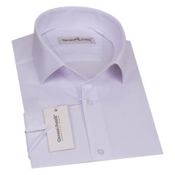 Джованни Фрателли Классическая Рубашка с коротким рукавом и узором жаккард 3GMK328082001