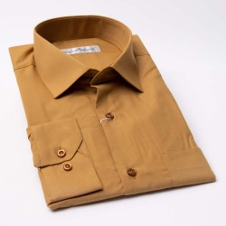 Классическая прямая рубашка с длинным рукавом 3GMK350300164